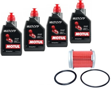 МАСЛО MOTUL MULTI CVTF 4L + ФІЛЬТР КОРОБКИ ПЕРЕДАЧ HONDA CVT