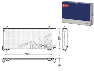 КОНДЕНСАТОР РАДІАТОР КОНДИЦІОНЕРА DENSO 6455EA 6455