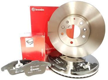 BREMBO TARCZE+KLOCKI PRZÓD MERCEDES E W211 312MM