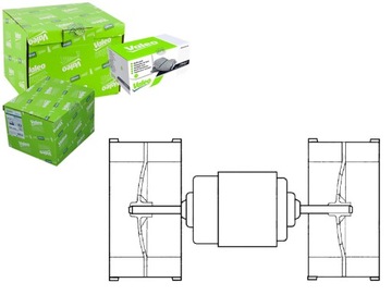 ВЕНТИЛЯТОР ВЕНТИЛЯТОР VALEO 42537387 98470504