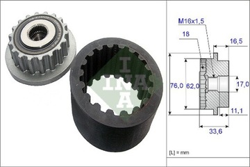 ГНУЧКИЙ З'ЄДНУВАЧ КПЛ. VW INA