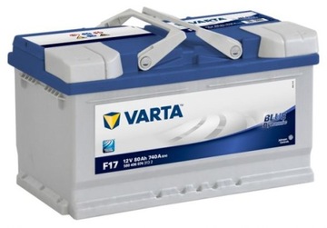 Акумулятор Varta BLUE 80AH 740a F17