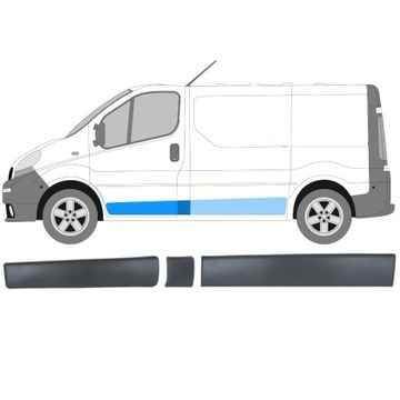 Планка молдинги на лівій стороні хіт Vivaro 2001-