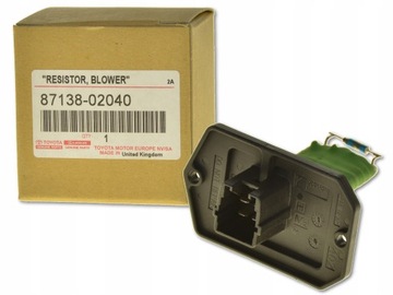 TOYOTA AVENSIS T25 03-08 резистор резистор повітродувки