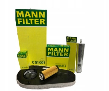 Комплект фильтров MANN BMW 5 F10 F11 F07 525D 530d