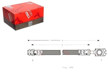 ТОРМОЗНОЙ ШЛАНГ TRW 1J0611701 L