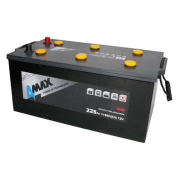 Акумулятор 4Max 12V 225ah 1150A L + BAT225 / 1150L / SH