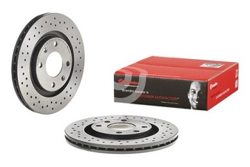 BREMBO TARCZE PRZÓD PEUGEOT 206 306 405 PARTNER