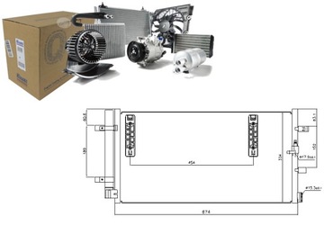 КОНДЕНСАТОР NISSENS 4G0260403A 8K0260403AF 4G0260401