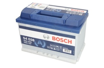 Аккумулятор BOSCH S4 E08 EFB 70AH 760A P+