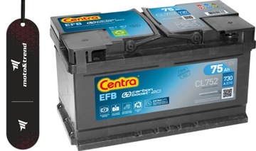 АККУМУЛЯТОРНЫЕ ЦЕНТРЫ MICRO-HYBRID EFB 75AH 730A CL752