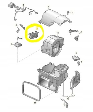 AUDI A6 C6 2004- = OPORNIK REGULATOR REZYSTOR =