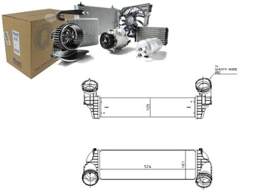 ИНТЕРКУЛЕР ОХЛАДИТЕЛЬ НАДДУВОЧНОГО ВОЗДУХА [NI