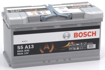 Автомобильный аккумулятор Bosch S5a13 Agm - 95a/h