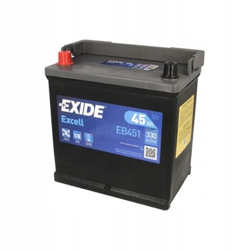 Акумулятор EXIDE EXCELL 45AH 330A L+