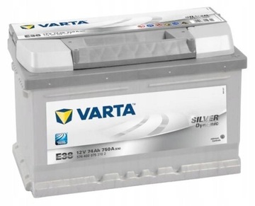 Акумулятор VARTA SILVER 74Ah 750a E38 новий