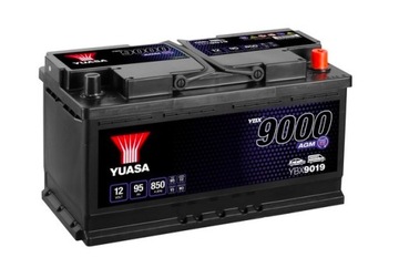 Yuasa акумулятор AGM 95AH 850A P + YBX9019
