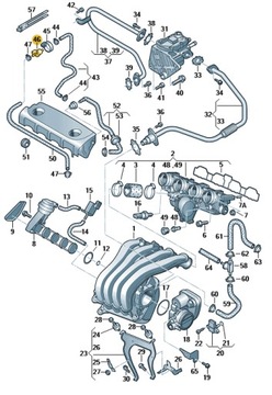 Клапан Volkswagen Audi OE 6q0906517