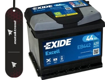 AKUMULATOR EXIDE EXCELL P+ 44AH/420A EB442