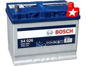 AKUMULATOR 70AH 630A SILVER S4 P+ BOSCH