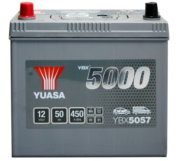 Yuasa YBX5057 12V 50ah 450a 48ah ybx 5057