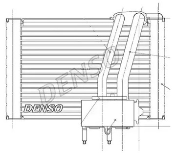 Denso DEV07005 Parownik, klimatyzacja