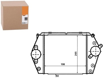 INTERCOOLER MAZDA 6 2,0DI 02- NRF