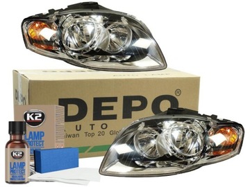 LAMPY REFLEKTORY AUDI A4 B7 04-09 KPL