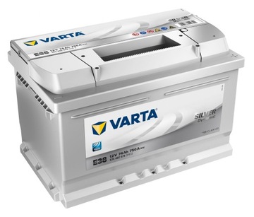 Батарея 12V 74Ah 750a Varta Silver Dynamic E38