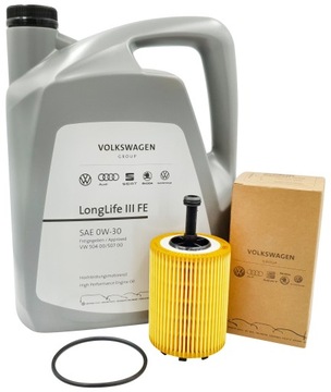 OLEJ VW OE 0W30 LONGLIFE III FE + ORYGINALNY FILTR