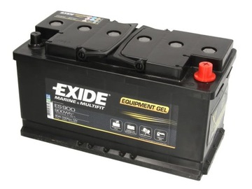 Akumulator EXIDE 12V 80Ah/540A MARINE/RV P+
