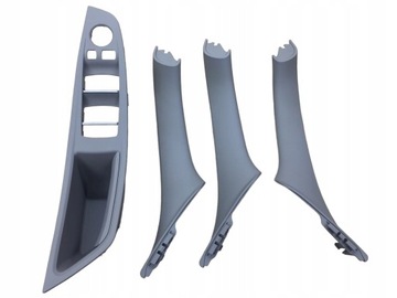 Сірий комплект дверних ручок для BMW 5 F10 F11 F18