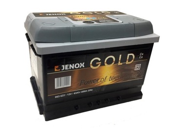 JENOX GOLD AKUMULATOR 63AH 600A P+