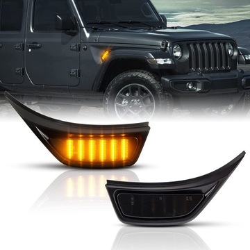 Światła Obrysowe Dynamic LED WRANGLER 2018-23 JL