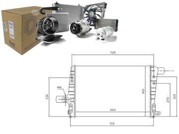 Інтеркулер AUDI A3 A6 TT 1.8 / 2.5 D 07.97-06.06 NIS