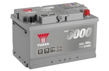 Аккумулятор 12V 75ah 710A P+ пониженный Yuasa Silver