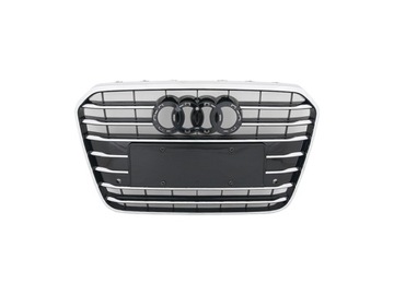 Atrapa Grill Kratka Czarny Połysk Audi A6 c7 4g 0