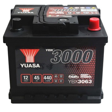 Yuasa YBX3063 12V 45Ah 425A YBX 3063