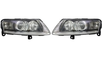 Audi A6 C6 2004-08 reflektory lampy ksenon Komplet