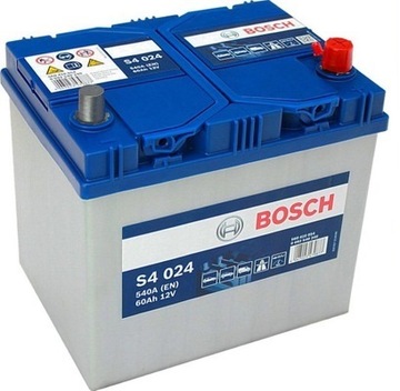 AKUMULATOR BOSCH S4 60AH 540A 12V S4 024