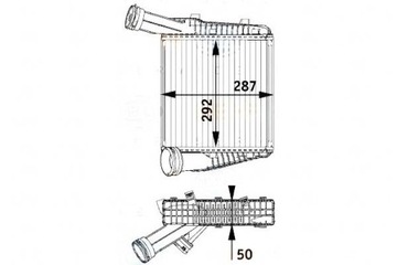 ІНТЕРКУЛЕР BEHR HELLA 7P0145804A 7L6145804 955110