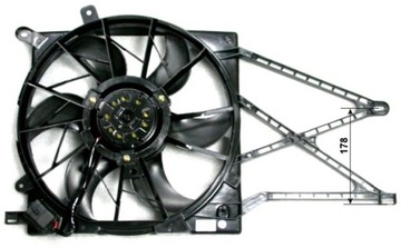 NRF вентилятор охолодження двигуна 47582 NRF
