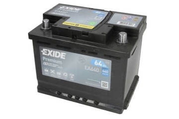 АКУМУЛЯТОР EXIDE PREMIUM P + 64AH / 640A EA640 / ЦІНА