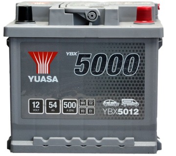 Yuasa YBX 5012 12V 54ah 500A ybx5012