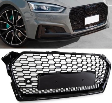 Atrapa Audi A5 5F 16-19 RSlook black połysk PDC