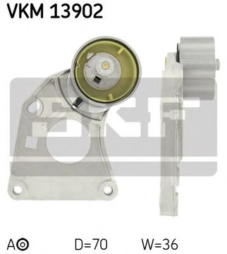 Шків натяжителя ременя ГРМ Skf VKM 13902