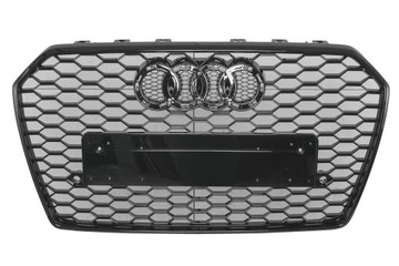 AUDI A6 C7 2016-18 GRILL STYLIZACJA NA RS6 CZARNY