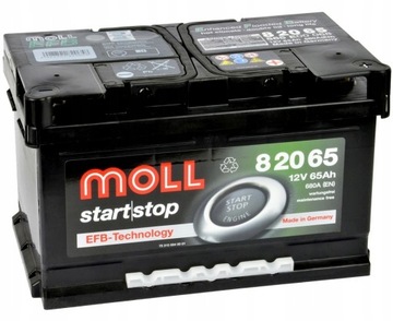 AKUMULATOR Moll 65Ah 680A EFB START&STOP 82065