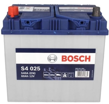 AKUMULATOR 60AH 540A SILVER S4 L+ BOSCH JAPAN