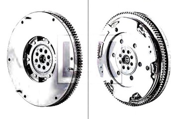 ДВОМАСОВЕ КОЛЕСО IVECO DAILY III IV 3,0 D 04-11 ЛЮКІВ